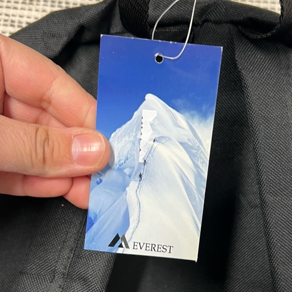 Everest Backpack, Black, One Size NWT - Picture 4 of 7